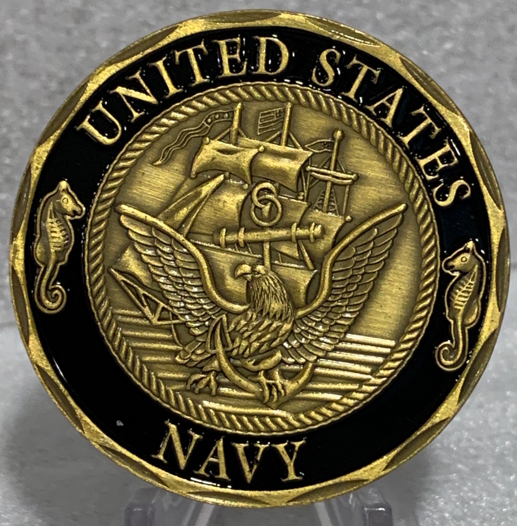 アメリカ海軍チャレンジコイン アメリカ海軍シェルバックチャレンジコイン***海軍退役軍人