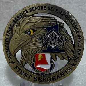 US Army First Sergeants 940th Wing Challenge Coin *** Great Gift for a Army Sergeant Veteran or Active Military ***
