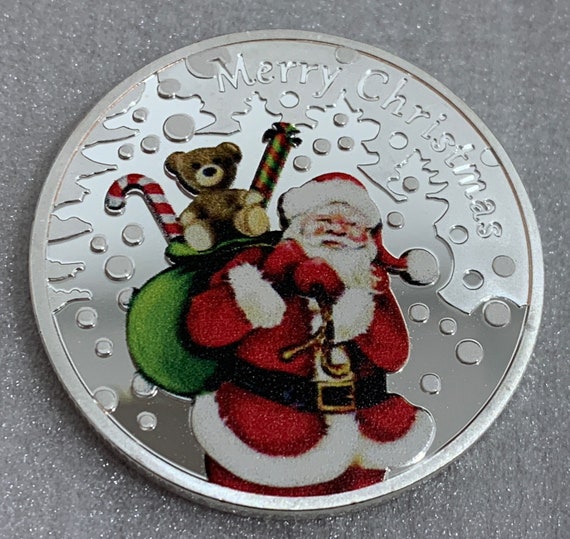 Frohe Weihnachten-Münze, Weihnachts-Challenge-Münze | Weihnachtsbaum