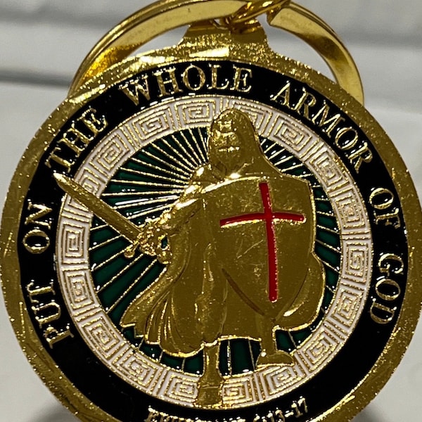 Armor of God Key Chain - Etsy