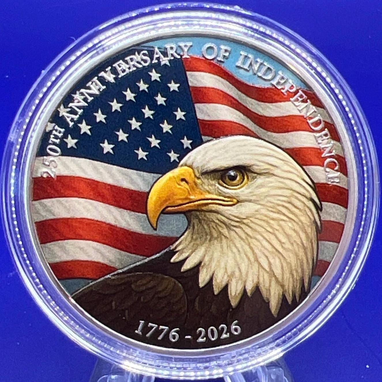 アメリカ建国250周年記念チャレンジコイン、アメリカンイーグルと