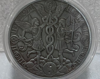 ヴィンテージのジェミニXIコイン。宇宙遊泳記念コイン。アメリカ