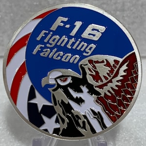 US Air Force F-16 Fighting Falcon Commemorative Challenge Coin Great Gift / Air Force Veteran.