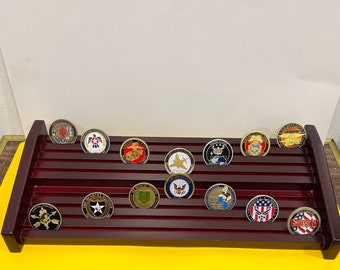 Display Stand and Three Tier Storage Rack for Challenge Coins Holds Up to 126 Coins!!