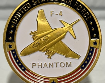 US Air Force F-4 Phantom Commemorative Challenge Coin Great Gift / Air Force Veteran.