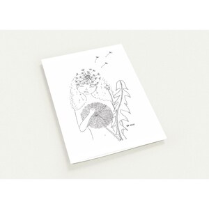 Petal Sisters - Premium Pack of 10 Greeting Cards - Dandy Lion