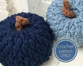 PDF Alpine Stitch Pumpkin Crochet Pattern. How to crochet Fall and Halloween decor tutorial