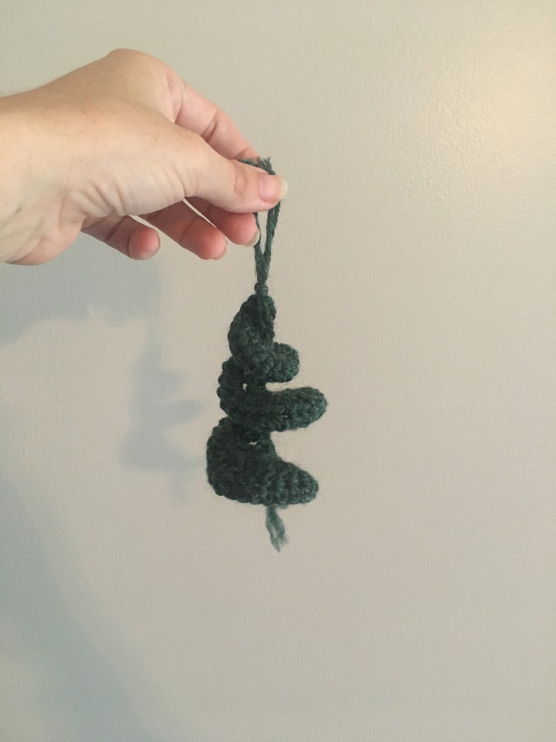Crochet Pattern: Christmas Tree Ornament Pattern Twisty Tree image 3