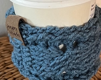 Crochet Cable Cup Cozy Pattern: Coffee Sleeve (PDF Pattern)