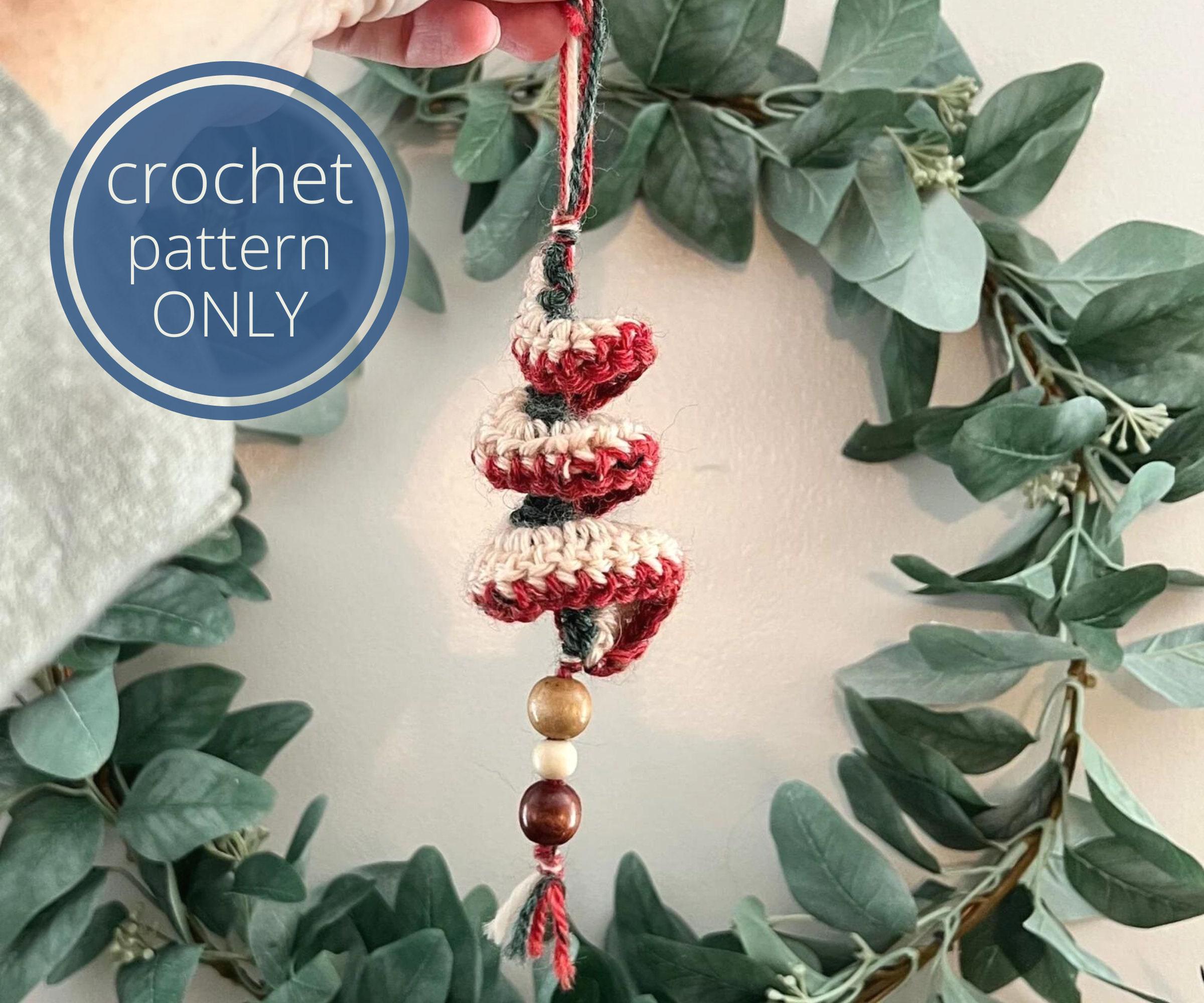 Crochet Spiral Christmas Ornament Pattern: Twisty Tree