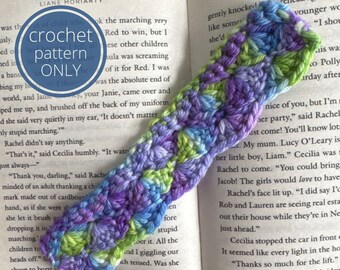 PDF Shell Stitch Bookmark Crochet Pattern. Easy Project for Book Lovers and Crocheters. Simple Beginner pattern with Scallop Edges