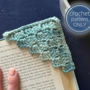 PDF c2c Corner Bookmark Crochet Pattern, Easy Project for Book Lovers and Crocheters. Beginner Scrap Busting pattern