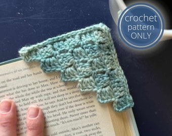 PDF c2c Corner Bookmark Crochet Pattern, Easy Project for Book Lovers and Crocheters. Beginner Scrap Busting pattern