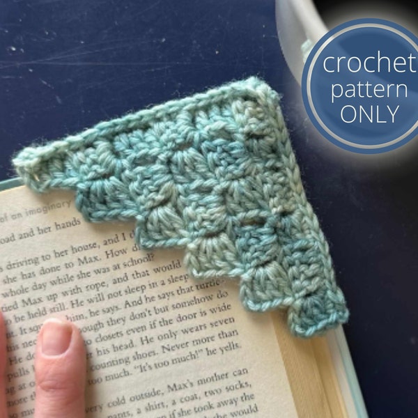 PDF c2c Corner Bookmark Crochet Pattern, Easy Project for Book Lovers and Crocheters. Beginner Scrap Busting pattern