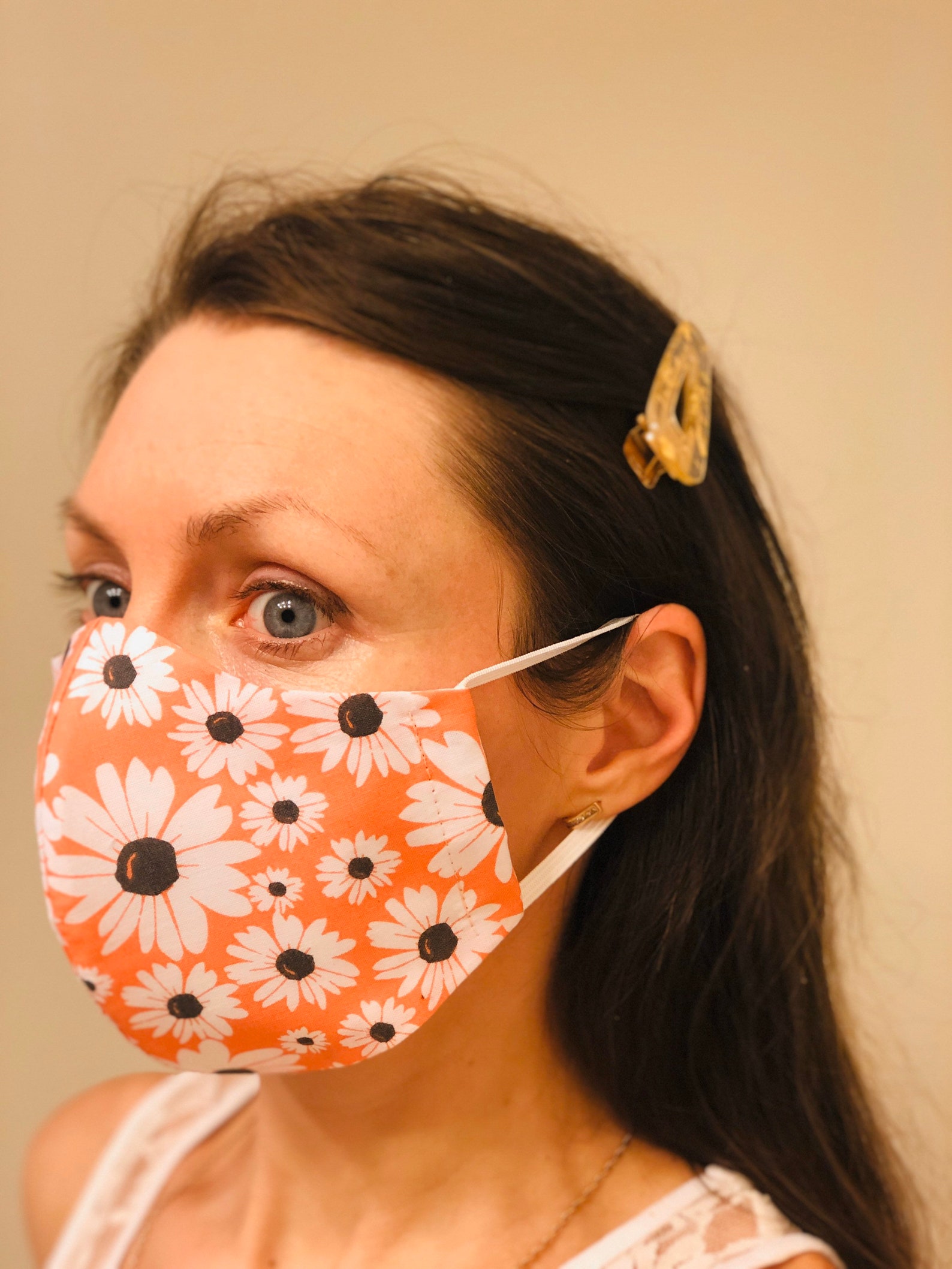 Custom face mask made in the US washable breathing cotton Etsy