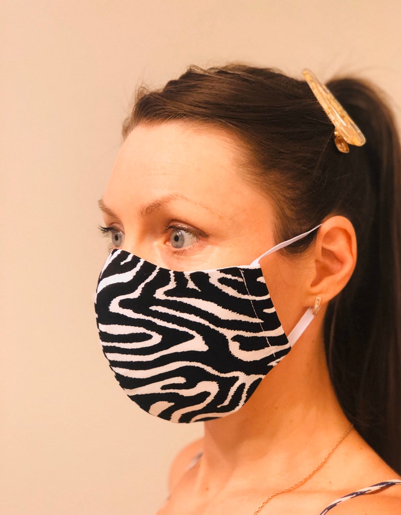 Custom Face Mask Made in the US Washable Breathing Cotton Etsy