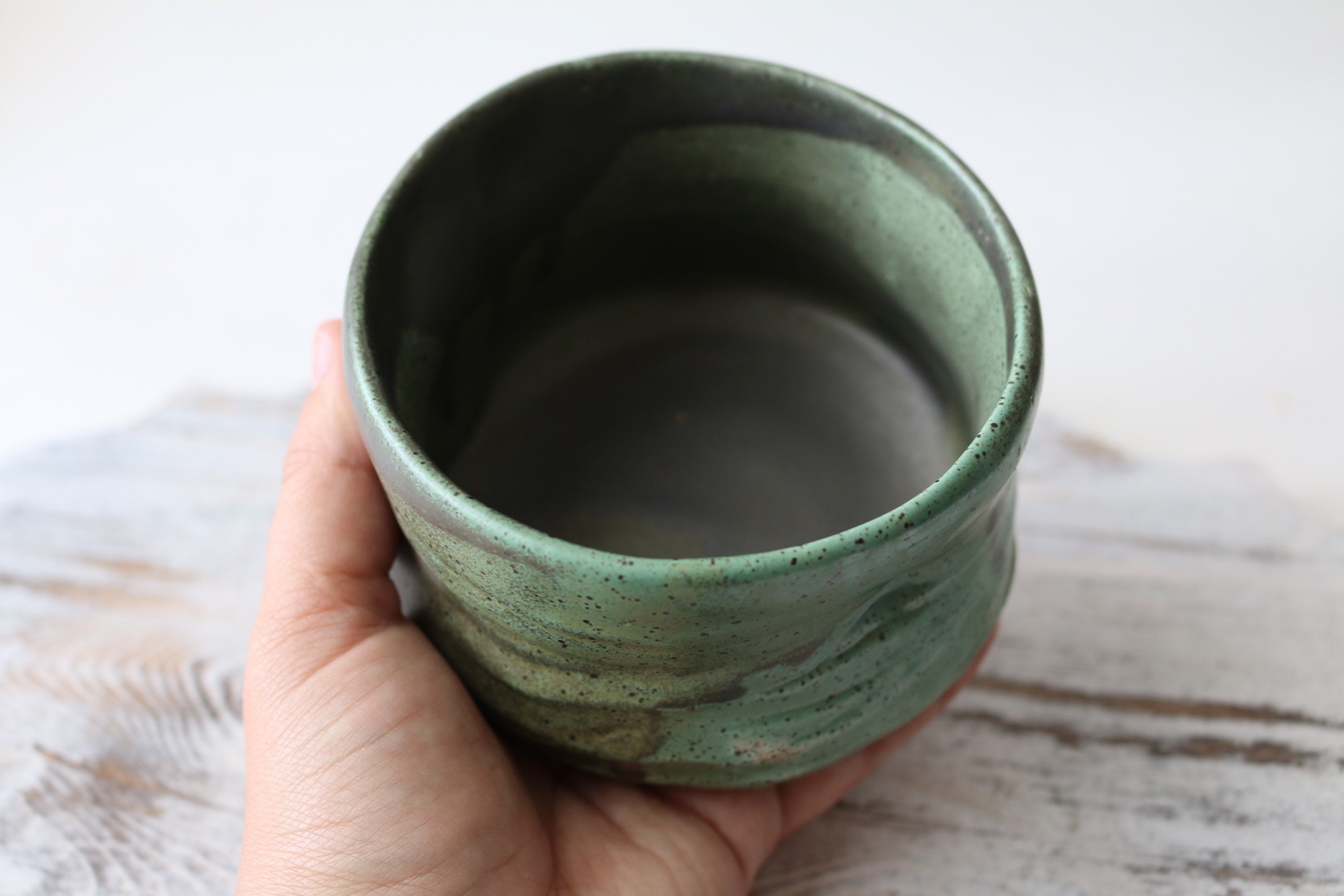 no handle tea cups