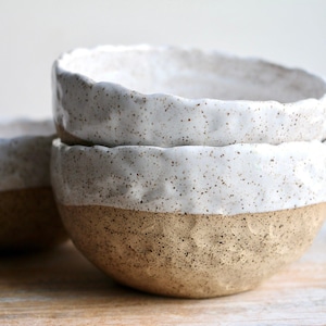 Unique Handmade Ceramic Breakfast Bowl - Artistic Kitchenware, Functional & Durable, Perfect for Cereal, Soup - Snacks, Gift Idea