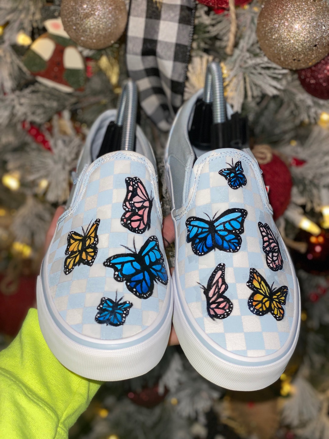 Custom Vans Vans Butterfly Slip On Butterfly Custom Vans