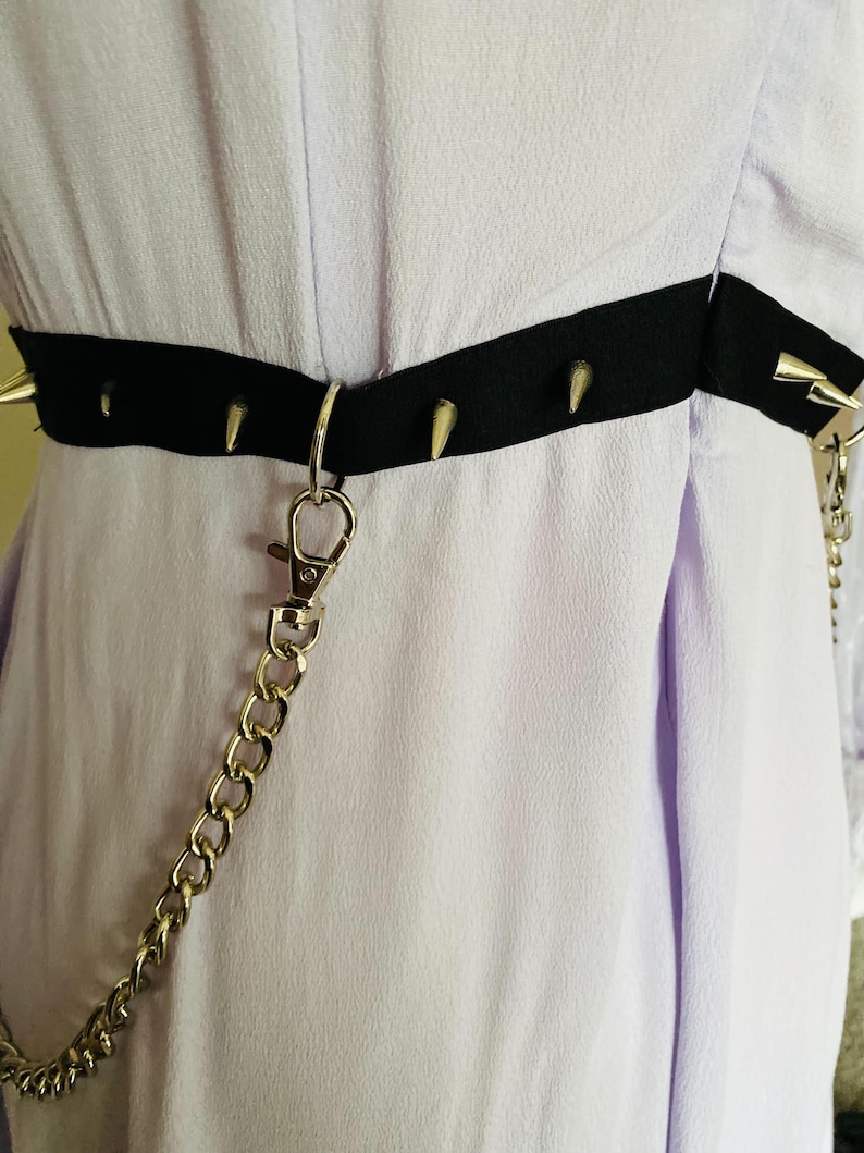 Chain Heartless Lavender Gothic