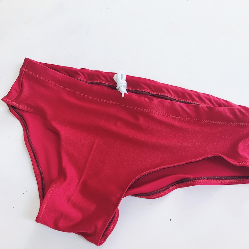 Mens basic spandex wrestling trunk with draw string Etsy