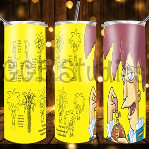 sideshow bob cartoon  20 oz tumbler