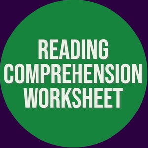 6th Grade Reading Comprehension WORKSHEET with evaluation rubric - PRINTABLE - ELA - Homeschool - Homework - Fiction