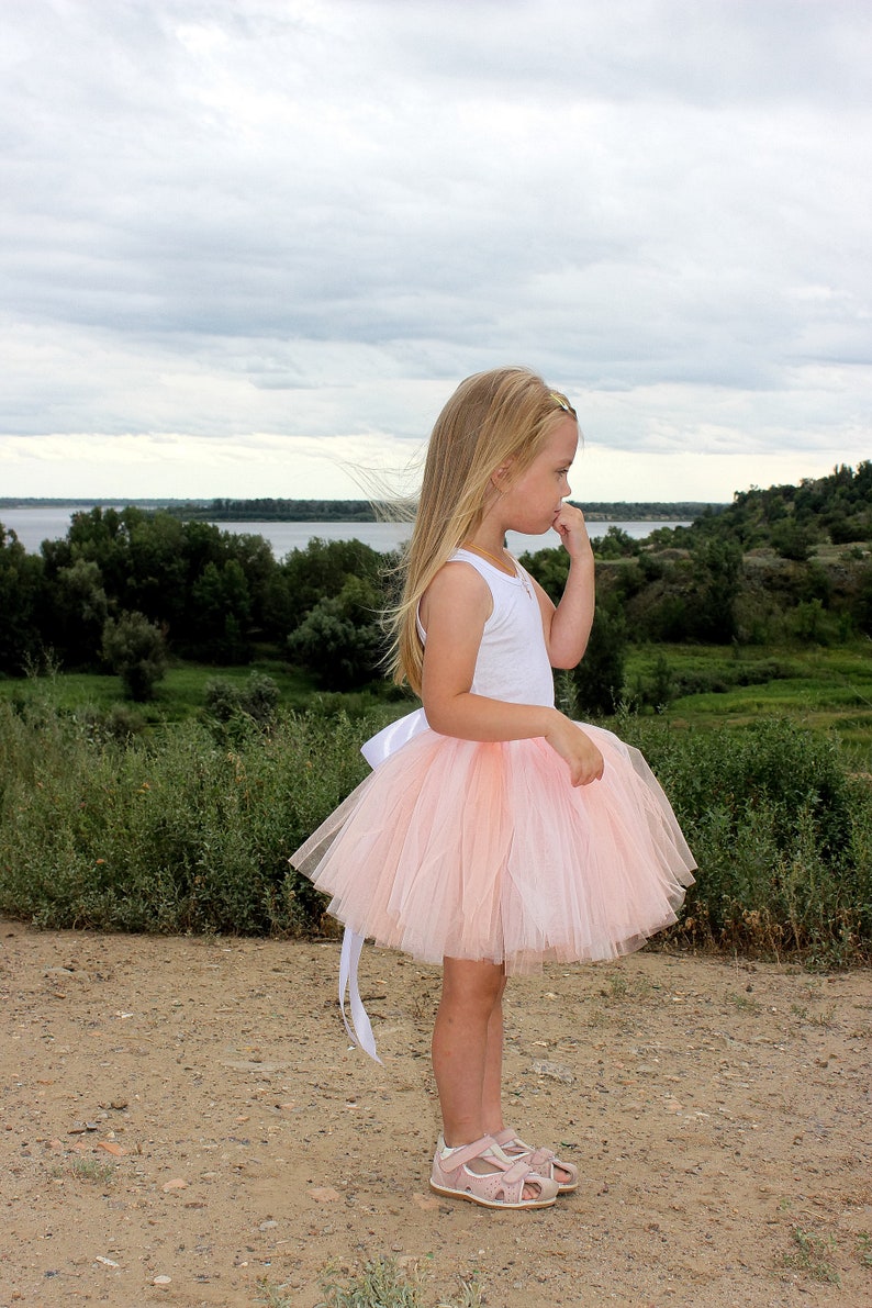 Peach pink tutus for girls Baby tutu skirt Personalization Etsy