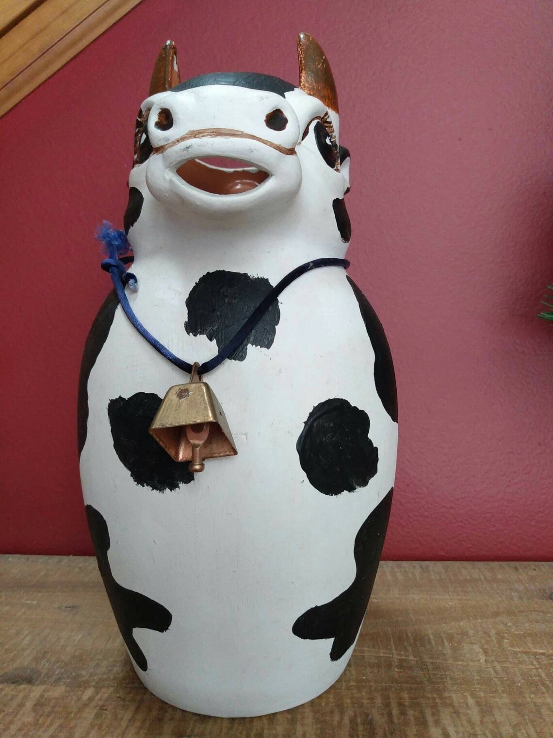 Ceramic decorative cow pitcher Etsy