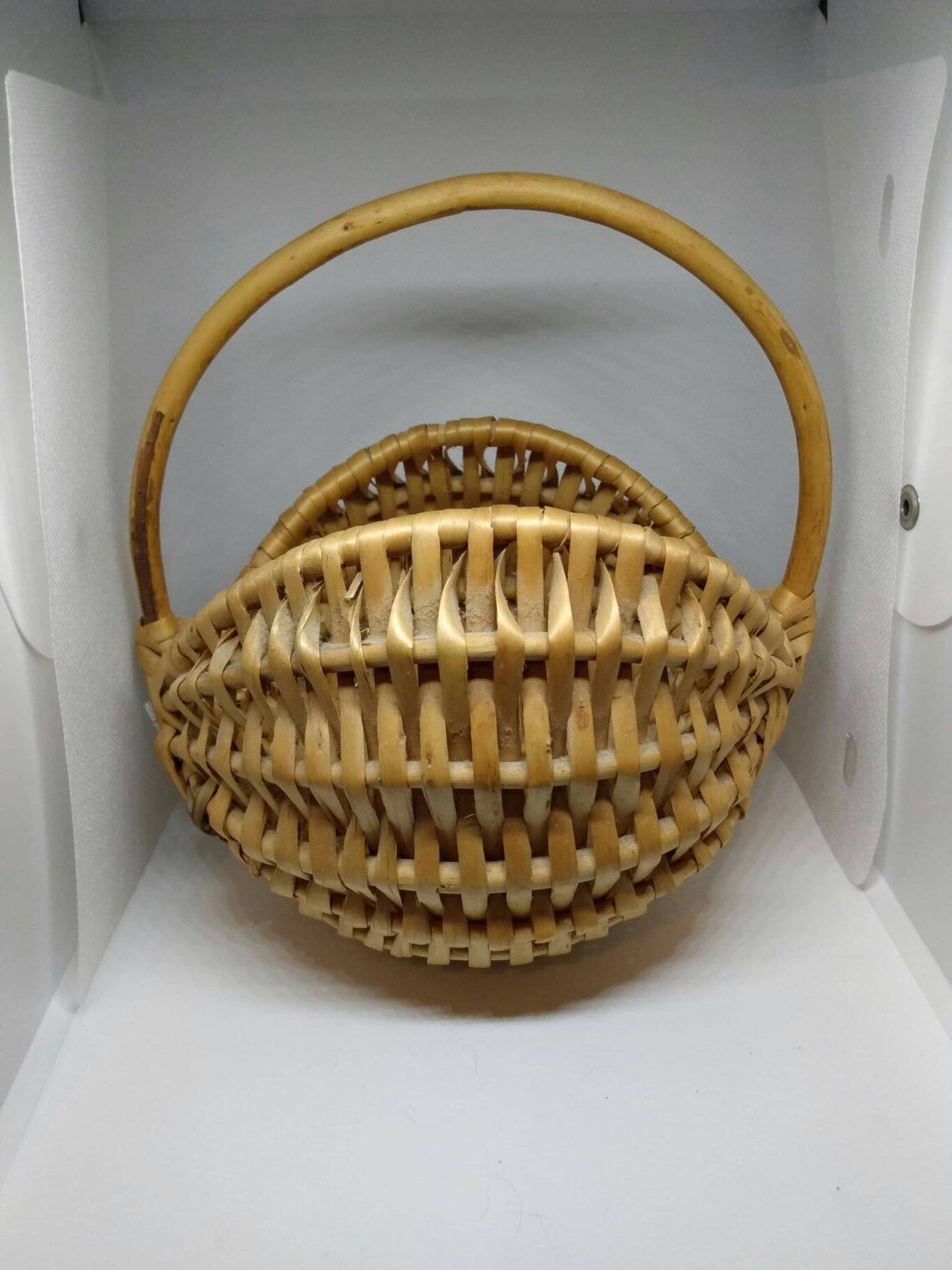 Vintage rustic farmhouse egg gathering buttocks basket | Etsy