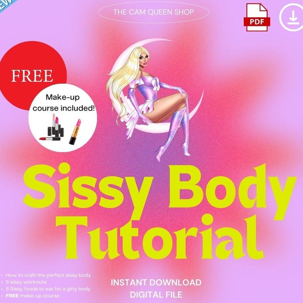 Sissy Body Tutorial with FREE make-up class Sissification Femdom Sissy clothing Sissy bra sissy training sissy hair