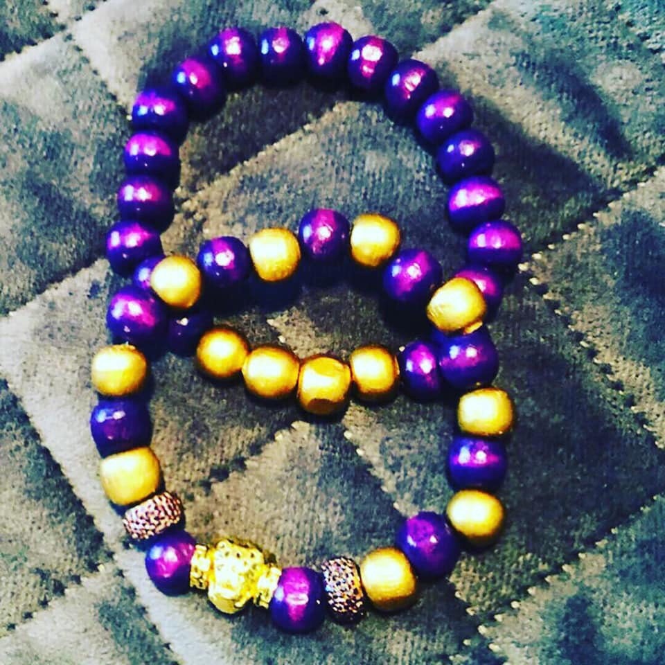 Colores púrpura y oro de la realeza y fraternidad Etsy