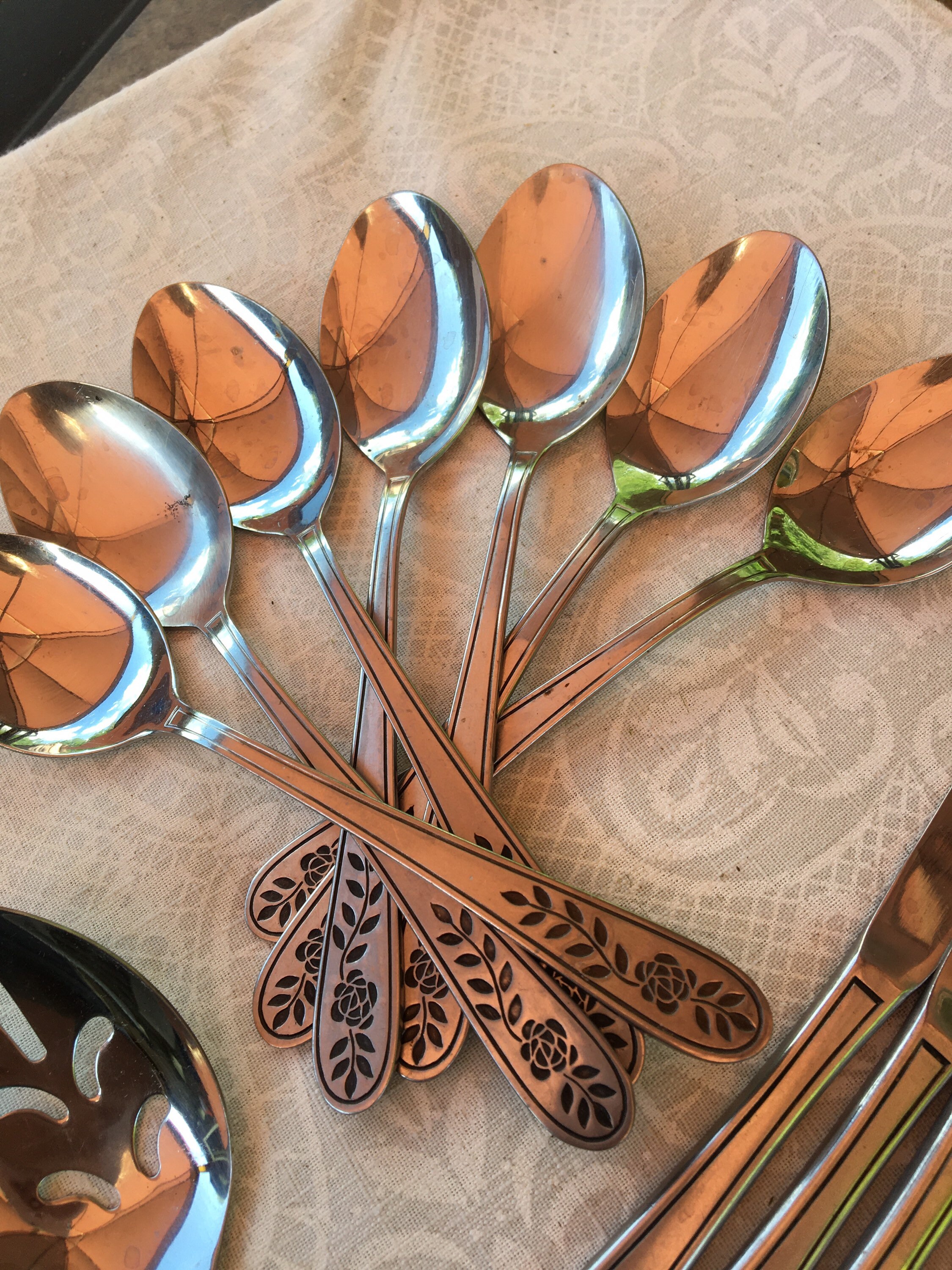 Vintage Stainless Steel Silverware Etsy