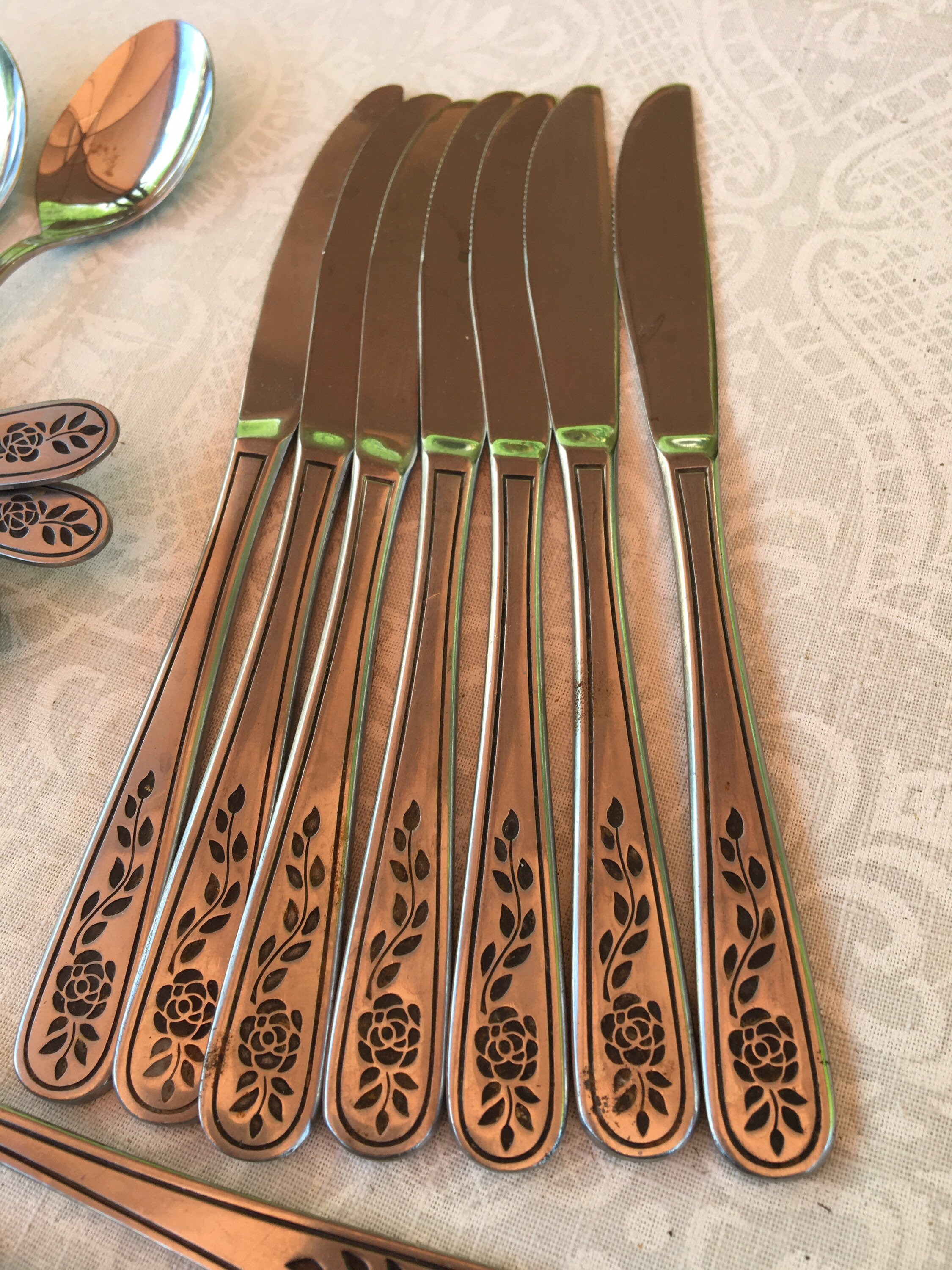 Vintage Stainless Steel Silverware Etsy