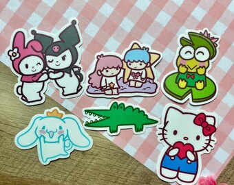 Sanrio Stickers | Hello Kitty | My Melody | Kuromi | Cinnamoroll