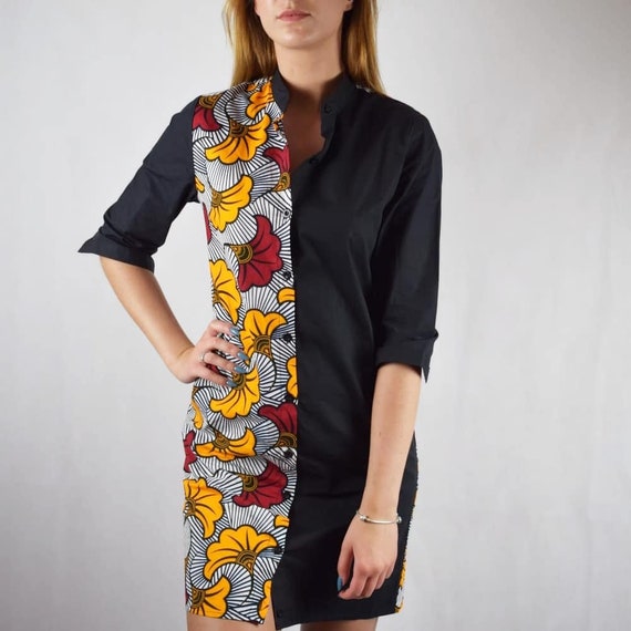 shirt gown ankara