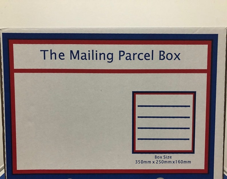 Mailing box Range available in 3 sizes sold in post office for Etsy