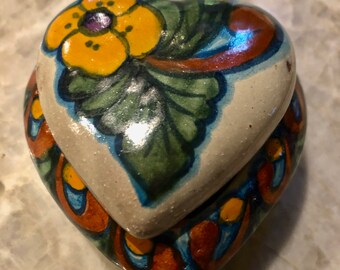 Porta-jóias coração Talavera