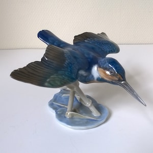 Rosenthal Porzellanfigur,,Eisvogel,,-,,Eisvogel,, Fritz Heidenreich