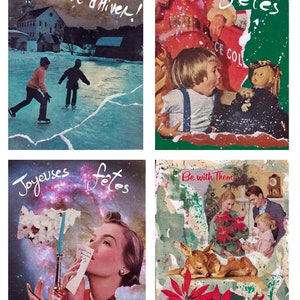 cartes postale Joyeuses fêtes (LOT 3)