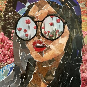 Flower Fields - Art Collage