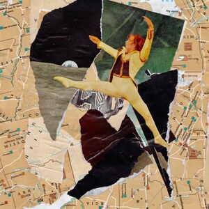 Le petit prince - collage - OEUVRE ORIGINALE