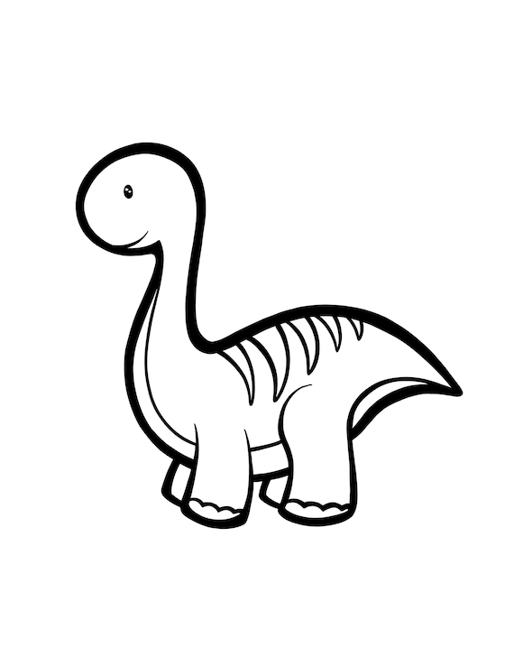 Baby Dino Sketchbook for kids ages 4-8 blank paper for drawing