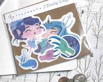 Magic Sticker Set, Die-Cut Stickers, Waterproof Vinyl