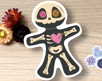 Voodoo Love, Large Single Sticker, Waterproof, Vinyl