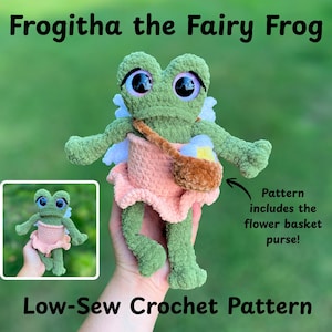 Frogitha the Fairy Frog Crochet Pattern: Intermediate Amigurumi (PDF Download)