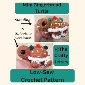 Crochet Gingerbread Sea Turtle Pattern - Etsy