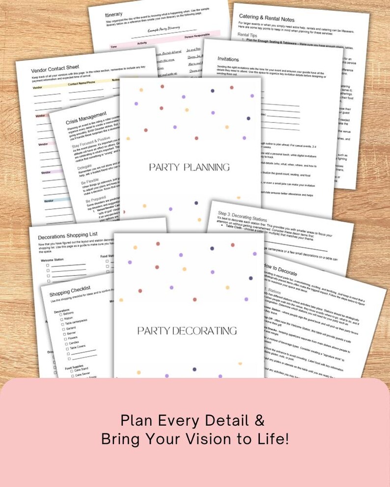 plan every detail and bring your vision to life