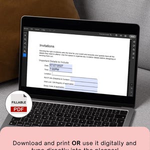 download and print or use the event planner digitally
