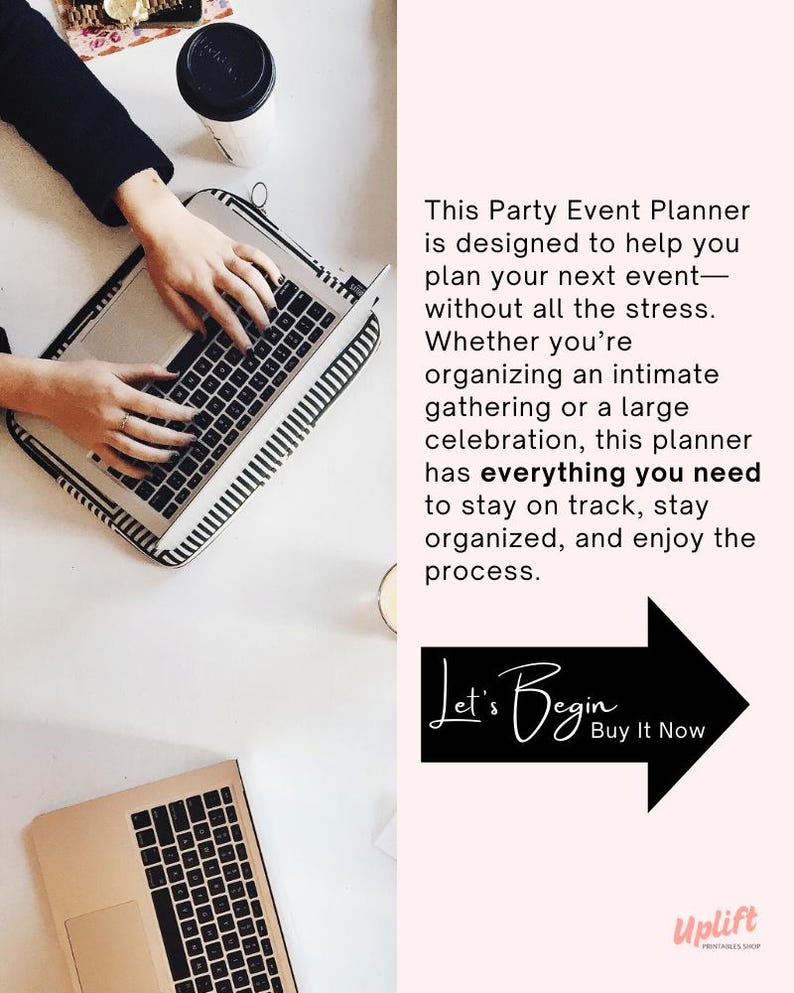 Party Checklist & Event Planner PDF | Digital Event Organizer | Birthday Party Plan | Budget Tracker Google Spreadsheet | Party Planning Kit image 10